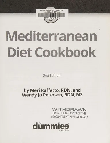 Mediterranean diet cookbook for dummies (2011)