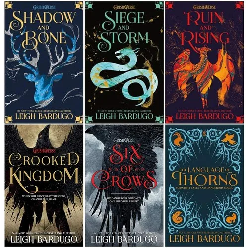 Shadow and Bone/Siege and Storm/Ruin and Rising/The Language of Thorns/Six of Crows/Crooked Kingdom (2018)