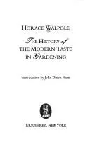 The history of the modern taste in gardening (1995)