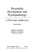 Personality development and psychopathology (1963)