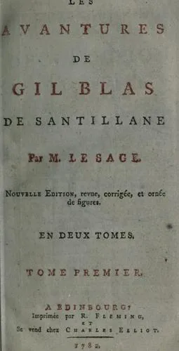 Les avantures de Gil Blas de Santillane (1782)