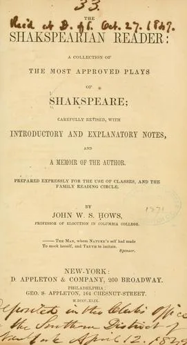 The Shakspearean Reader (1849)