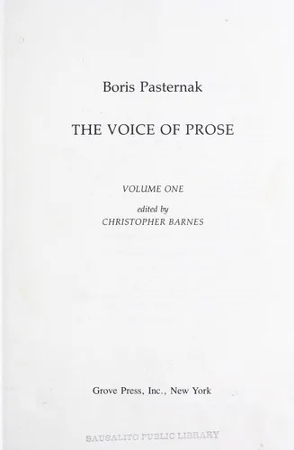 The voice of prose (1986)