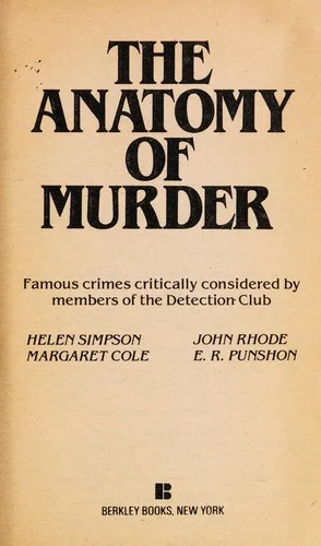 The Anatomy of murder (1937)