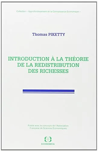 Introduction à la théorie de la redistribution des richesses (1994)