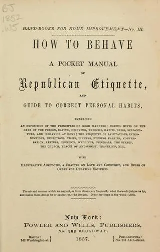 How to behave (1856)
